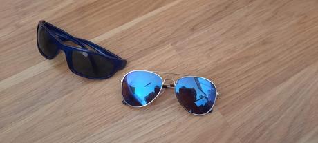 Slnecne okuliare 2x 8-9r., 