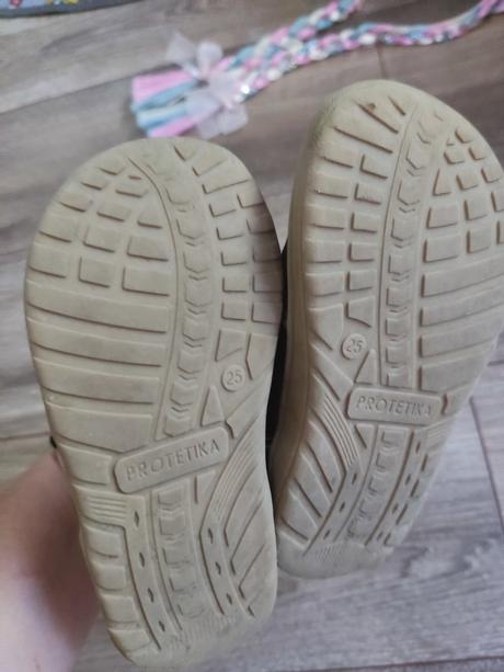 Celoročné topánky protetika tira brown 25, protetika,25