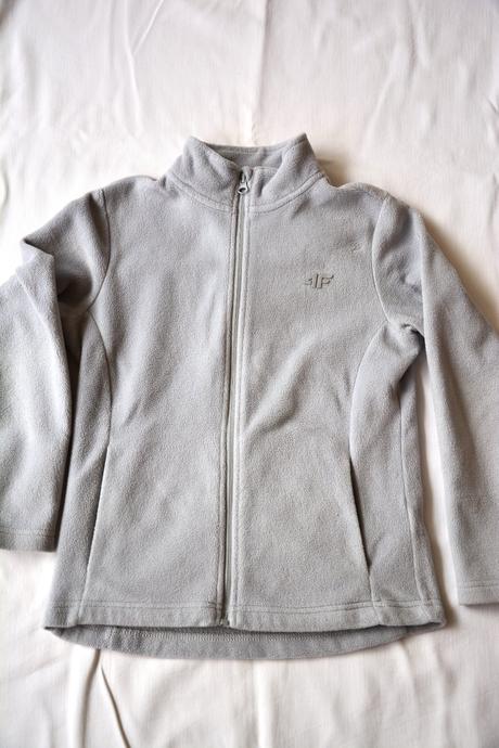 Flísová mikina 4f na zips, 152