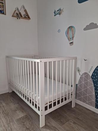 Detská postieľka sundvik ikea, šírka (cm): 65,dĺžka (cm): 120