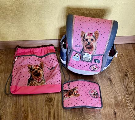 Školská taška belmil yorki - set peračník a vrecko,