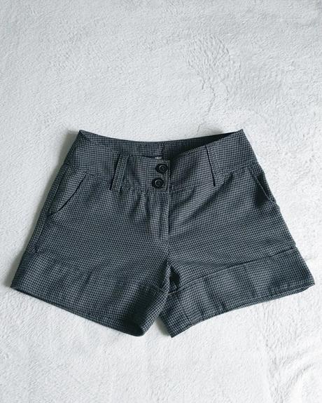 Pepitové kraťasy h&m veľ. 34, h&m,34