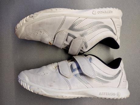 Biele tenisky na tenis, decathlon,33