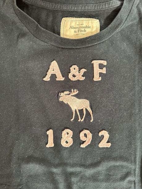 Abercrombie & fitch modré tricko s, abercrombie&fitch,s