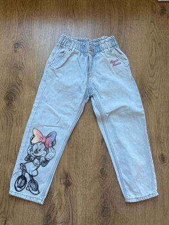 Džíny hm minnie, h&m,110