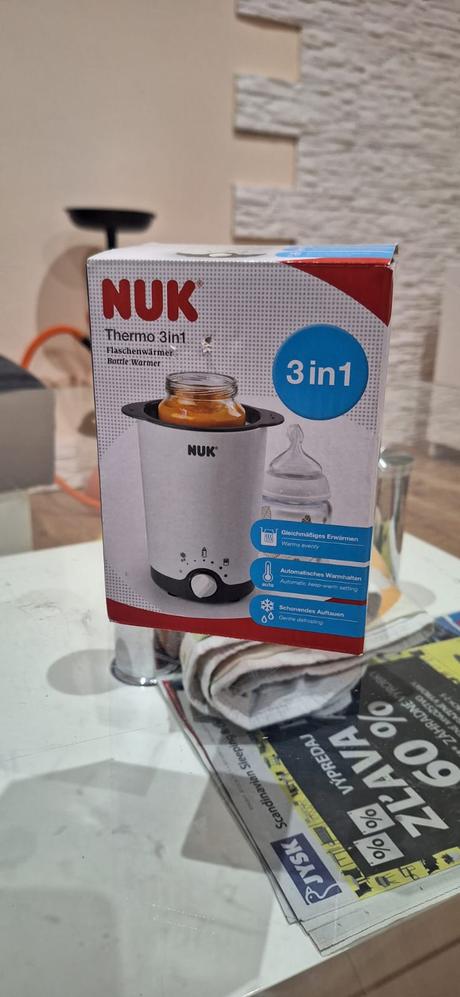 Ohrievačka mlieka a príkrmov, nuk