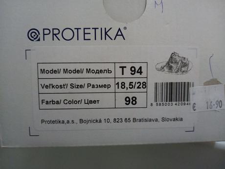 Šľapky protetika, protetika,28