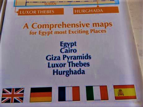 Podrobná mapa pamiatok egypt,