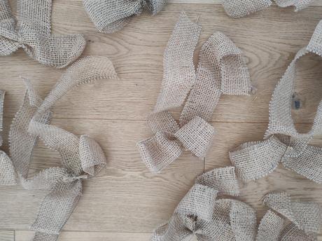 Krásne prírodné mašle 35 ks, 