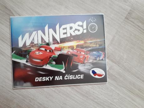 Dosky na abecedu, dosky na čísla autá cars - spolu,