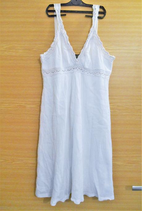 Bavlnené letné šaty s krajkou veľ.s, s