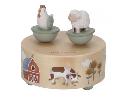 Little dutch hudobný box naťahovací farma,
