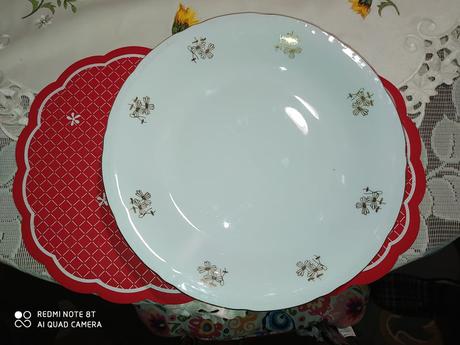 Velka porcelanova misa-tanier retro, 