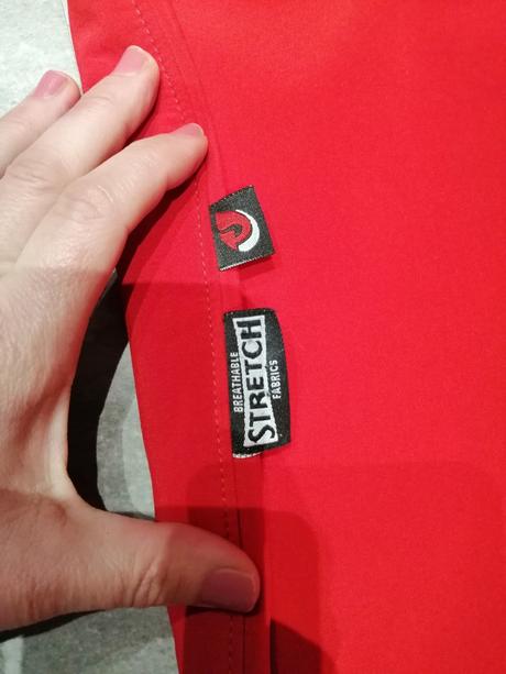 Softshell zimné červ.nohav.v36,10tis dýchat,elast., 36