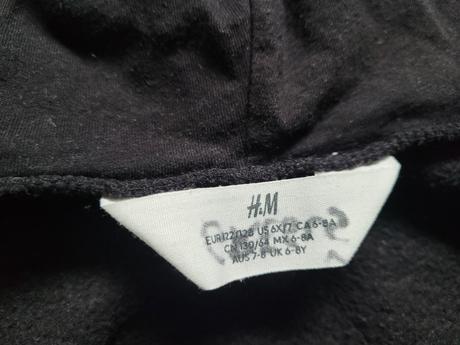 Mikina čierna h&m, h&m,122