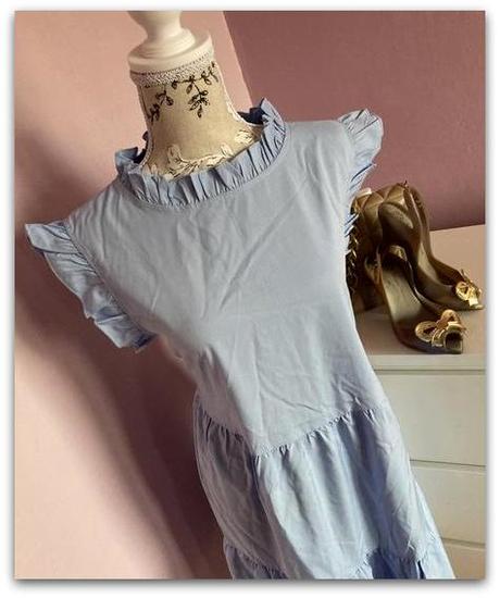 Modré šaty zn.shein - veľkosť xl, xl