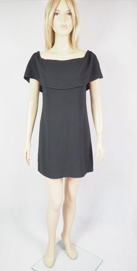 Kvalitné čierne šaty charles henry, xs