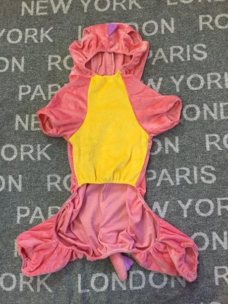 Kostym pre vacsieho psa dinosaurus, 