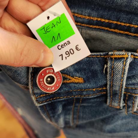 Pružné vyšúchané potrhané rifle fb sister veľ. 36, 36