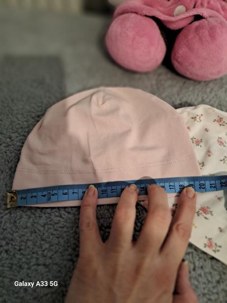 Tenké čiapočky, obvod 20-24x2cm, h&m,80