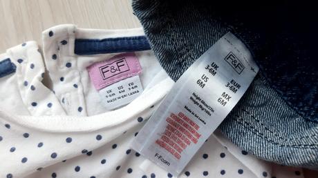 Súprava tričko + suknička f&f, f&f,68