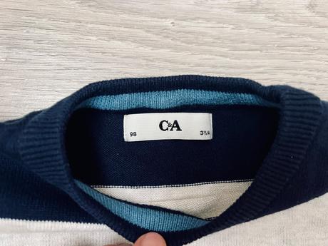 Pruhovaný svetrík c&a 98, c&a,98