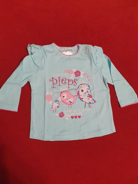 Tričko s vtáčikami, ergee,80