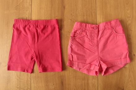 2x kraťasy šortky kiki&koko 98 a nutmeg 104, kiki&koko,98