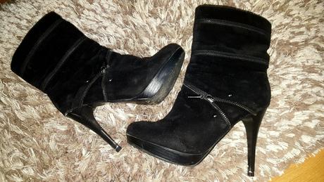 Semišové kotníčky, 39