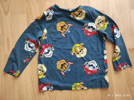 Tričko dlhý rukáv pre chlapca, f&f,110