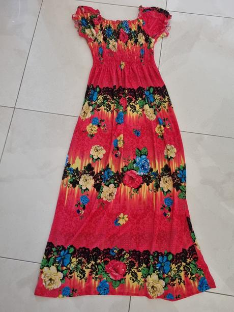 Maxi šaty letné, s