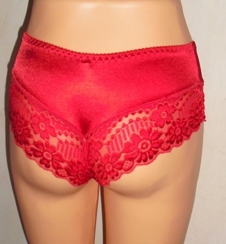 Cervene jemnucke nohavicky, s