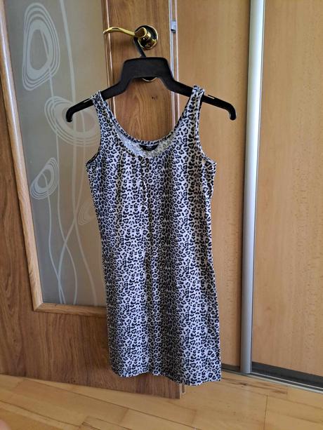 Tigrovane letné mini šaty, f&f,xs