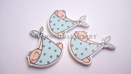 Drevený výlisok baby boy, 