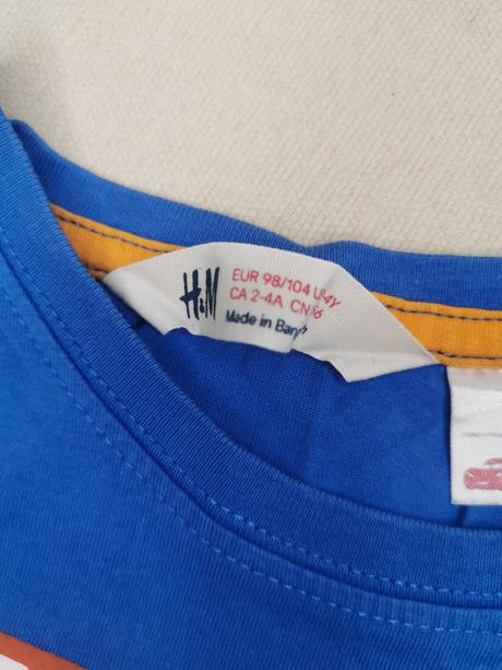 Cars sada tielok, h&m,98