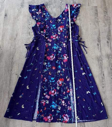 Fialové letné šaty, yessica,46