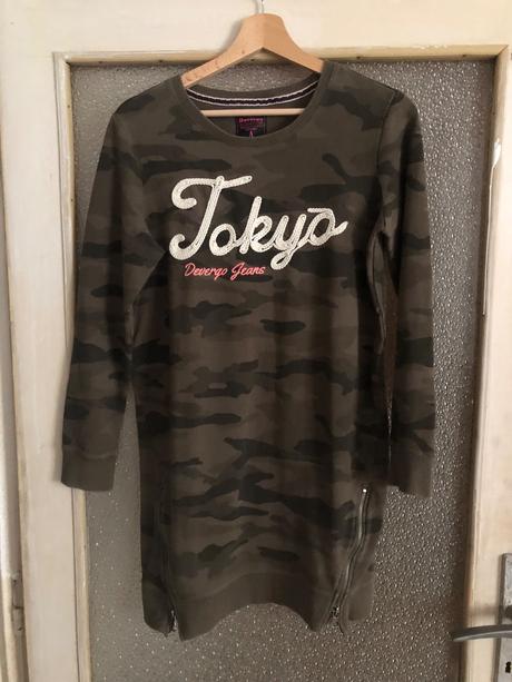 Predlžena mikina / šaty xs/ s, devergo,xs