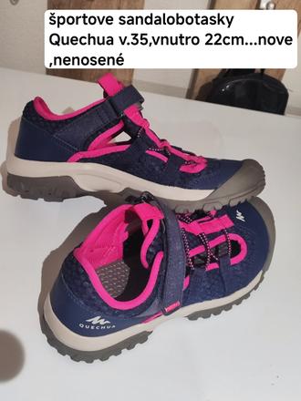 Letne botaskosandale quechua v.35 nové, quechua,35