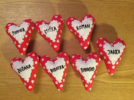 Magnetka s nápisom,