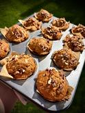 Dnes na jesennú chuť- jablkové muffiny s jesenným korením a pekanovými orieškami 🥹🤤🍎🧁🍂🍁

