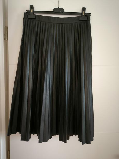 Nová plisovana sukňa koženková orsay veľkosť 38, orsay,38