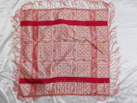 Austria look trachten hodvabna šatka ku kroju, l