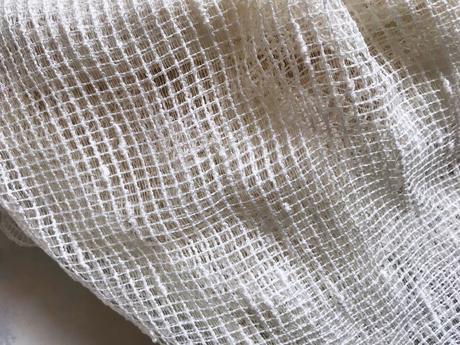 Luxusná perleťová uzlíková záclona, 