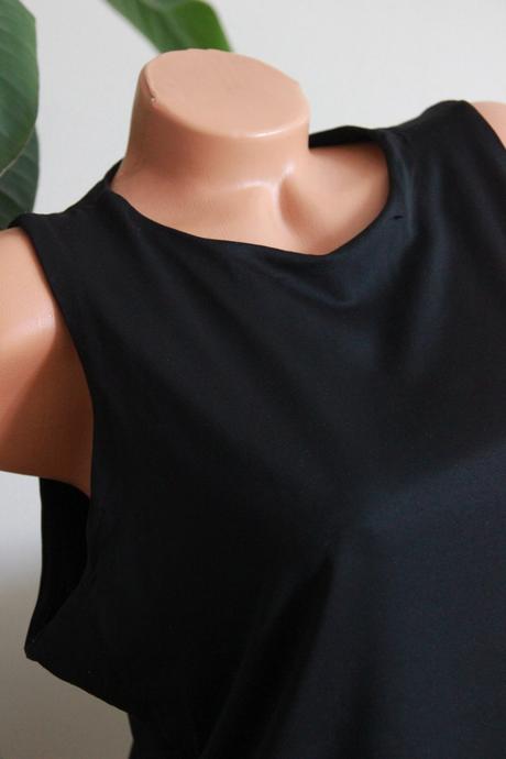 Čierny body top, l, l