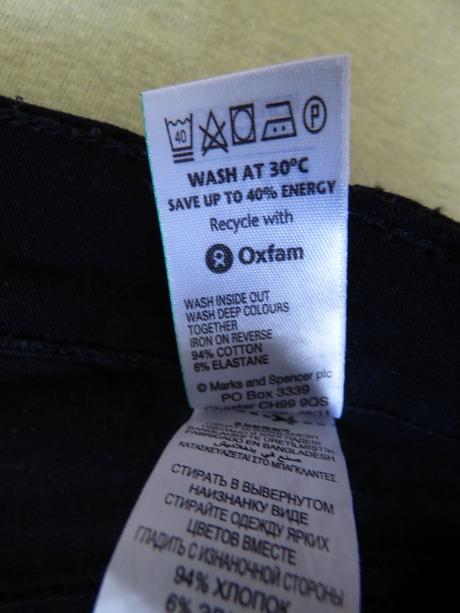 Čierne nohavice, marks & spencer,40