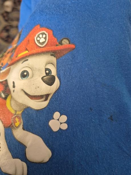 Modré tričko paw patrol, 122