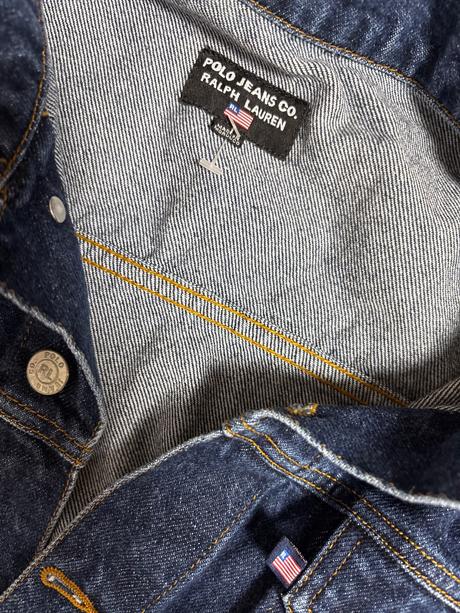 Rl džínsová bunda, ralph lauren,l