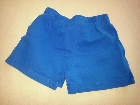 Modre kratasy z bavlny 86-92, 86