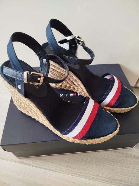 Sandále tommy hilfiger, tommy hilfiger,39