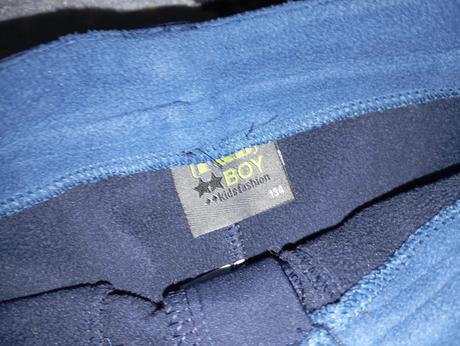 2x softshellove širšie nohavice, 128